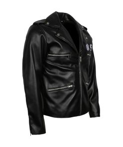 Mens Faith Rockers George Michael BSA Leather Jacket Free Shipping USA UK France