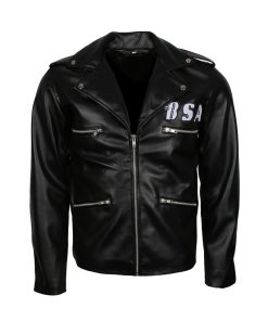 Mens George Michael BSA Leather Jacket