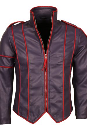 Michael Jackson Come Together Vintage Leather Jacket Celebrity Style