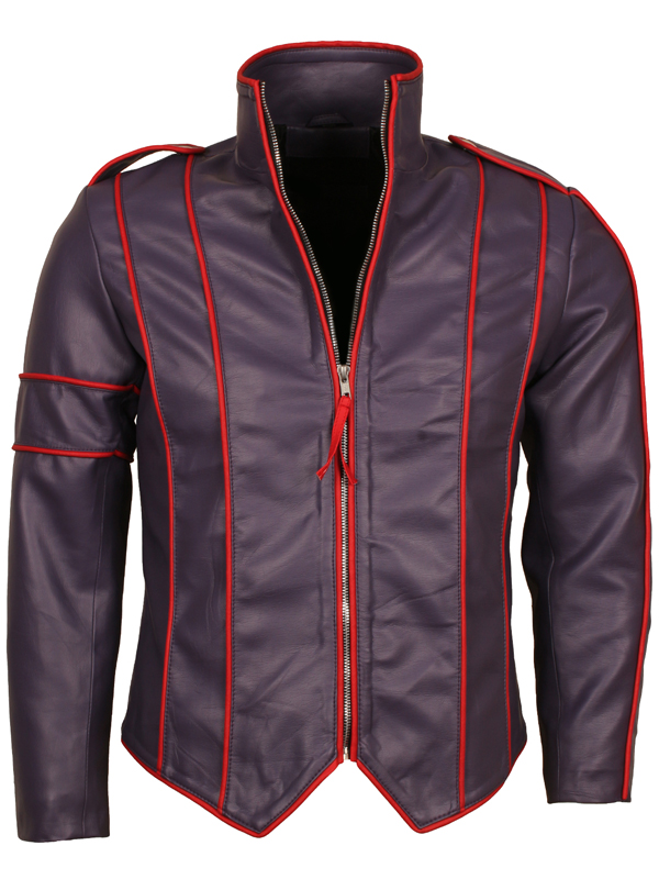 Michael Jackson Come Together Vintage Leather Jacket Celebrity Style