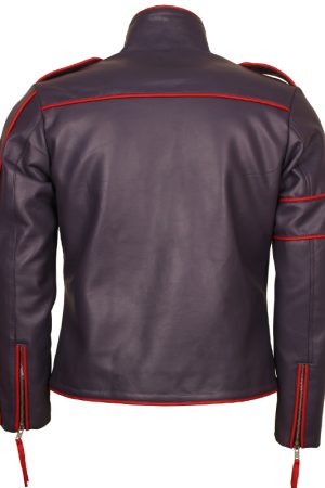 Michael Jackson Come Together Vintage Leather Jacket Free Shipping USA UK Canada