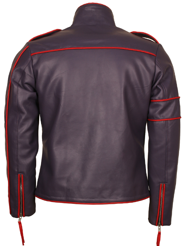 Michael Jackson Come Together Vintage Leather Jacket Free Shipping USA UK Canada