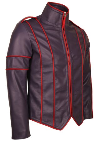 Michael Jackson Come Together Vintage Leather Jacket King of Pop