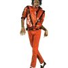 Michael Jackson Thriller Red Leather Jacket