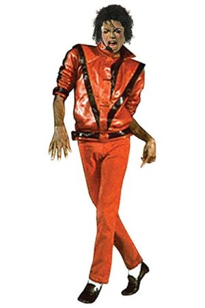 Michael Jackson Thriller Red Leather Jacket