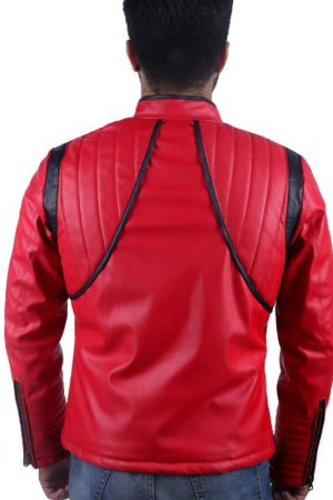 My Chemical Romance Kobra Kid Red Leather Jacket Buy now