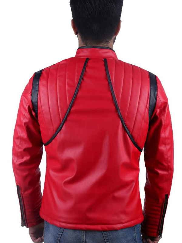 My Chemical Romance Kobra Kid Red Leather Jacket Buy now