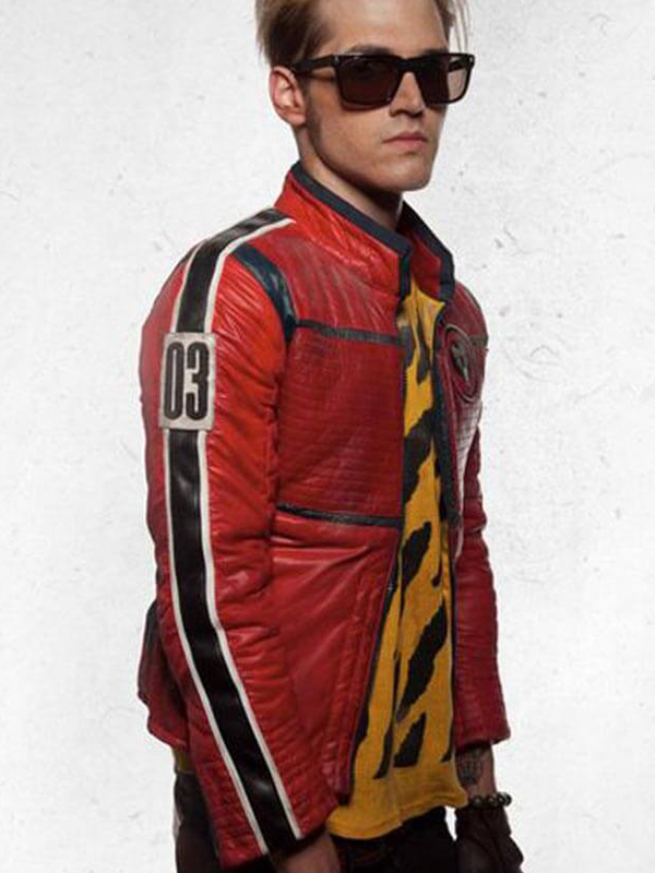 My Chemical Romance Kobra Kid Red Leather Jacket