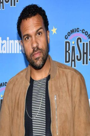 O.T Fagbenle Black Widow Brown Suede Jacket Celebrity Style