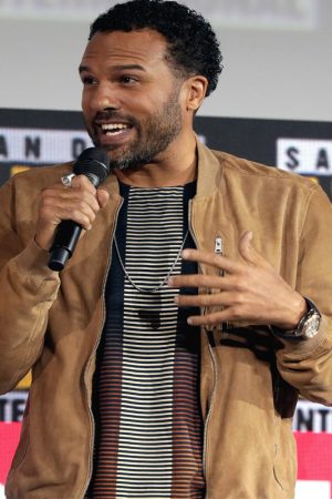 O.T Fagbenle Black Widow Brown Suede Jacket Halloween Sale