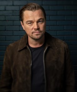 Once Upon A Time in Hollywood Leonardo Di Caprio Suede Jacket Black Friday Sale