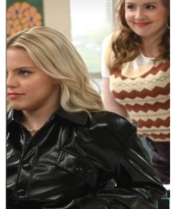 Renee Rapp Mean Girls Black Leather Jacket Womens Celebrity Wear