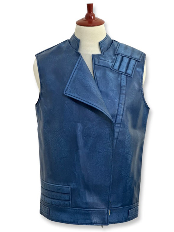 Star Wars Jedi Survivor Blue Leather Vest Costume Free Shipping UK USA Australia
