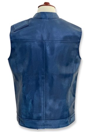 Star Wars Jedi Survivor Blue Leather Vest Costume Halloween Sale