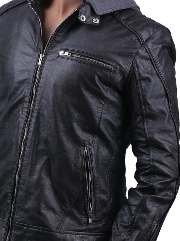 The Dark Knight Outlaw Batman Leather Jacket Costume Cosplay