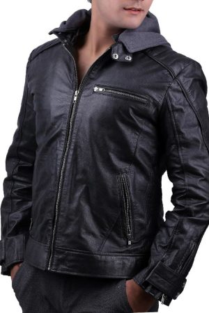 The Dark Knight Outlaw Batman Leather Jacket Costume Free Shipping UK USA Canada