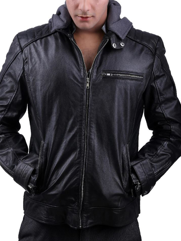 The Dark Knight Outlaw Batman Leather Jacket Costume Halloween Sale