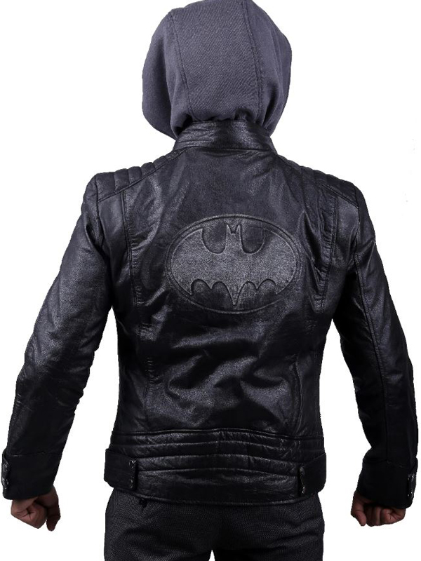 The Dark Knight Outlaw Batman Leather Jacket Costume
