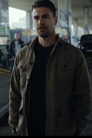 The Gentlemen Theo James Houndstooth Jacket Buy now