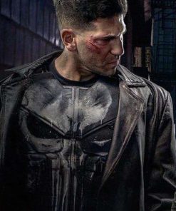 The Punisher Jon Bernthal Leather Vest Costume Celebrity Style Sale