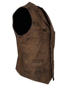 The Warriors Inspired Distressed Biker Leather Vest Cosplay Costume