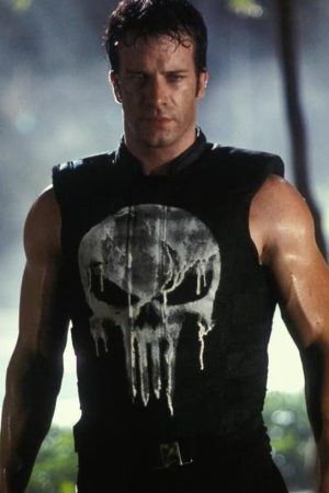 Thomas Jane Punisher Tactical Black Leather Vest