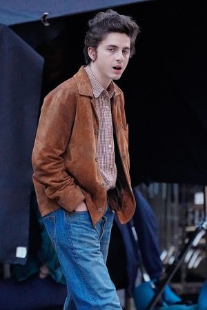 Timothée Chalamet The Idea of You Suede Jacket