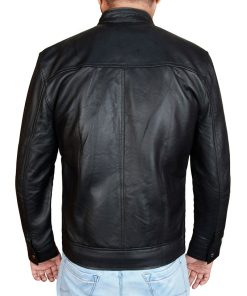 Tom Hardy Eddie Brock Venom Black Leather Jacket Celebrity Style Sale