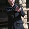 Walton Goggins Justified Black Wool Hunting Jacket