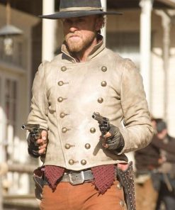 310 to Yuma Ben Foster Beige Leather Tailcoat