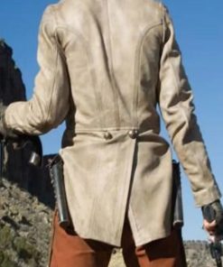 310 to Yuma Ben Foster Beige Leather Tailcoat Buy now