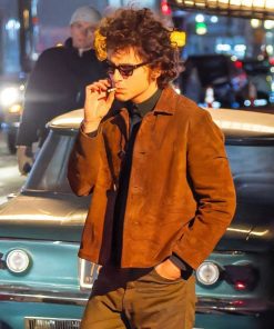 A Complete Unknown Bob Dylan Brown Suede Jacket Black Friday Sale