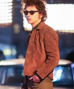 A Complete Unknown Bob Dylan Brown Suede Jacket Celebrity Sale