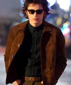 A Complete Unknown Bob Dylan Brown Suede Jacket Free Shipping UK USA Canada