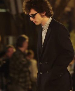 Bob Dylan A Complete Unknown Black Wool Peacoat Free Shipping UK USA Canada