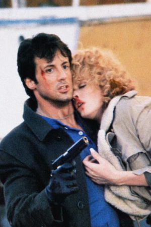 Cobra 1986 Sylvester Stallone Black Wool Coat