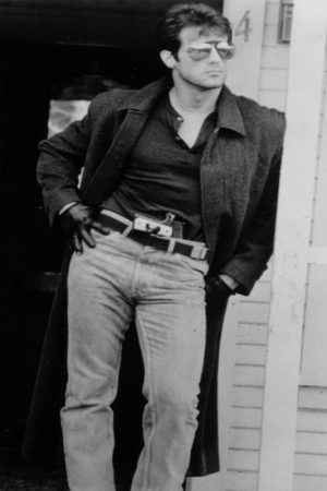 Cobra 1986 Sylvester Stallone Black Wool Coat on Sale