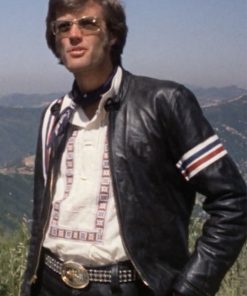 Easy Rider Peter Fonda Vintage Biker Leather Jacket