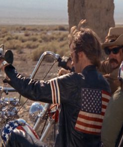 Easy Rider Peter Fonda Vintage Biker Leather Jacket Buy now
