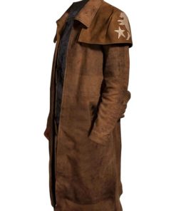 Fallout New Vegas Veteran Ranger NCR Trench Coat Halloween Costume
