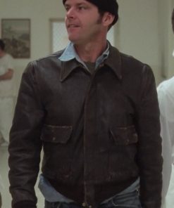 Jack Nicholson One Flew Over the Cuckoo’s Nest Brown Jacket Black Friday Sale
