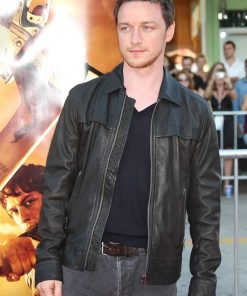 James McAvoy Wanted Black Leather Jacket