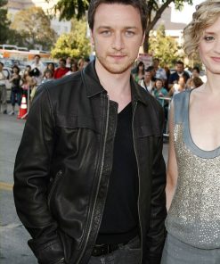 James McAvoy Wanted Black Leather Jacket Black Friday Sale