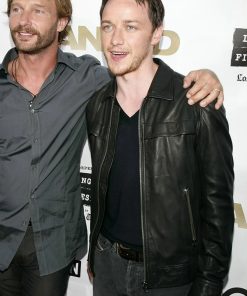 James McAvoy Wanted Black Leather Jacket Christmas Sale