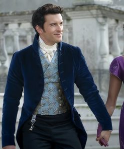 Lord Anthony Bridgerton Blue Velvet Coat