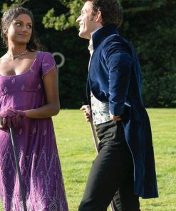 Lord Anthony Bridgerton Blue Velvet Coat Buy now