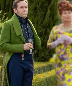 Lord Archibald Featherington Bridgerton Green Wool Tailcoat Buy now