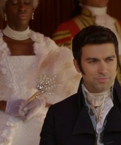 Lord Samadani Bridgerton Black Velvet Coat Buy now