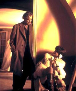 Men Vintage Marlon Brando Brown Cotton Coat Free Shipping Worldwide