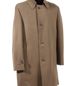 Men Vintage Marlon Brando Brown Cotton Coat Sale